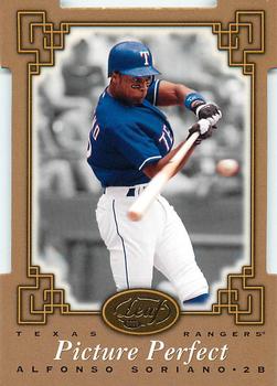 2005 Leaf - Picture Perfect Die Cut #PP 3 Alfonso Soriano Front