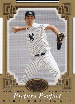 2005 Leaf - Picture Perfect Die Cut #PP 13 Mike Mussina Front