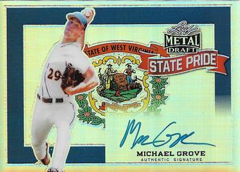 2018 Leaf Metal Draft - State Pride Autographs #SP-MG1 Michael Grove Front