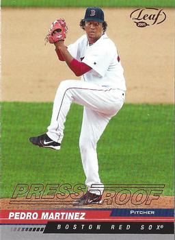 2005 Leaf - Press Proofs Red #36 Pedro Martinez Front