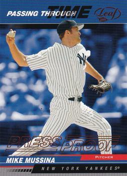 2005 Leaf - Press Proofs Red #PTT-256 Mike Mussina Front