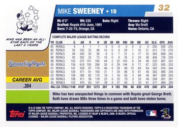 2006 Topps Opening Day #32 Mike Sweeney Back