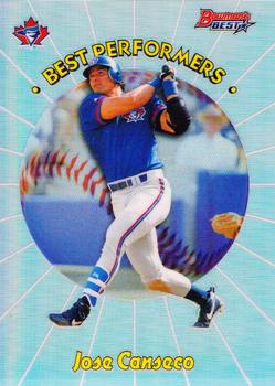 2018 Bowman's Best - 1998 Best Performers #98BP-JC Jose Canseco Front