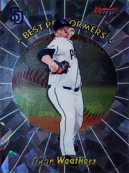 2018 Bowman's Best - 1998 Best Performers Atomic #98BP-RW Ryan Weathers Front