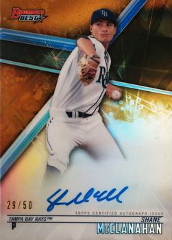 2018 Bowman's Best - Best of 2018 Autographs Gold #B18-SM Shane McClanahan Front