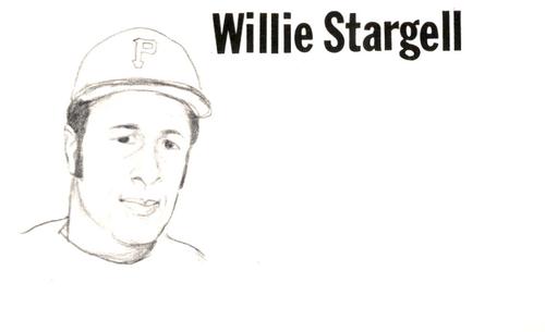 1975 Clarence Mengler Baseball's Best 3x5 (unlicensed) #NNO Willie Stargell Front