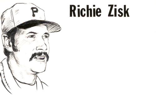 1975 Clarence Mengler Baseball's Best 3x5 (unlicensed) #NNO Richie Zisk Front