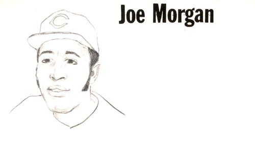 1975 Clarence Mengler Baseball's Best 3x5 (unlicensed) #NNO Joe Morgan Front