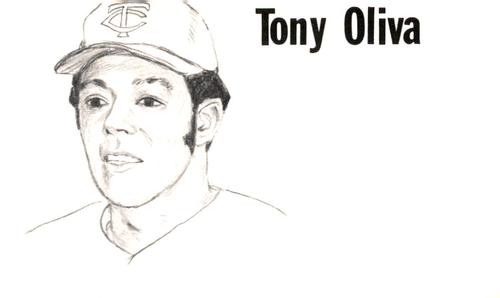 1975 Clarence Mengler Baseball's Best 3x5 (unlicensed) #NNO Tony Oliva Front