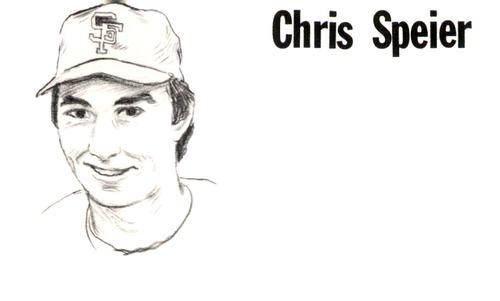 1975 Clarence Mengler Baseball's Best 3x5 (unlicensed) #NNO Chris Speier Front
