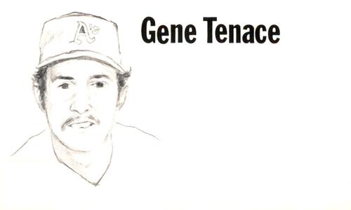 1975 Clarence Mengler Baseball's Best 3x5 (unlicensed) #NNO Gene Tenace Front