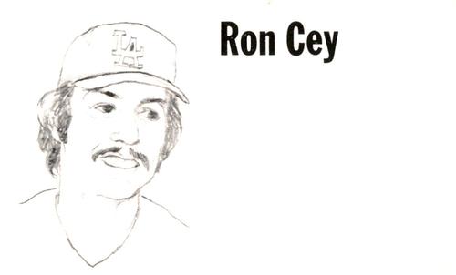 1975 Clarence Mengler Baseball's Best 3x5 (unlicensed) #NNO Ron Cey Front