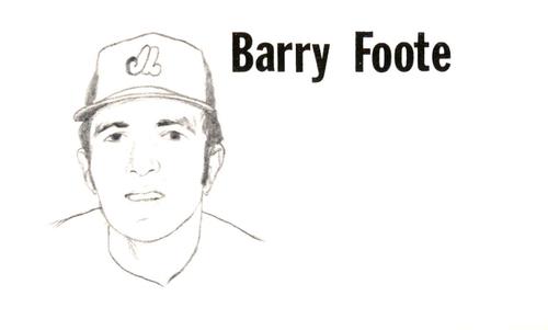 1975 Clarence Mengler Baseball's Best 3x5 (unlicensed) #NNO Barry Foote Front