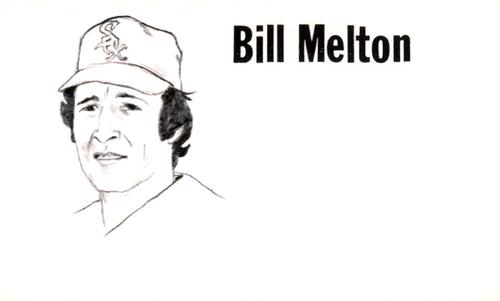 1975 Clarence Mengler Baseball's Best 3x5 (unlicensed) #NNO Bill Melton Front