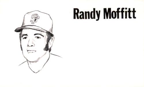 1975 Clarence Mengler Baseball's Best 3x5 (unlicensed) #NNO Randy Moffitt Front