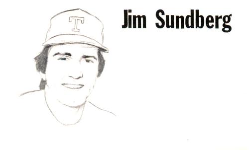 1975 Clarence Mengler Baseball's Best 3x5 (unlicensed) #NNO Jim Sundberg Front