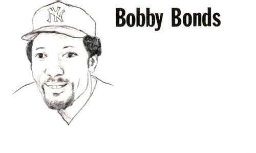 1975 Clarence Mengler Baseball's Best 3x5 (unlicensed) #NNO Bobby Bonds Front