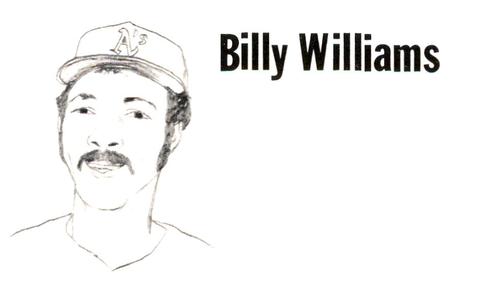 1975 Clarence Mengler Baseball's Best 3x5 (unlicensed) #NNO Billy Williams Front