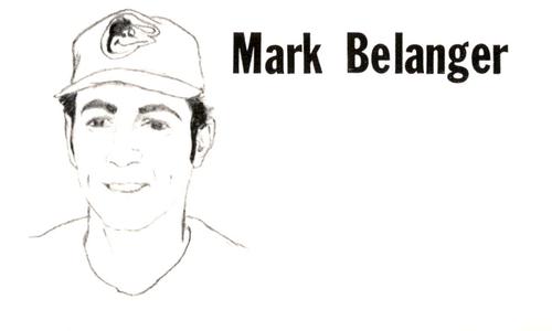 1975 Clarence Mengler Baseball's Best 3x5 (unlicensed) #NNO Mark Belanger Front