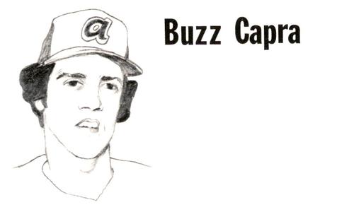 1975 Clarence Mengler Baseball's Best 3x5 (unlicensed) #NNO Buzz Capra Front