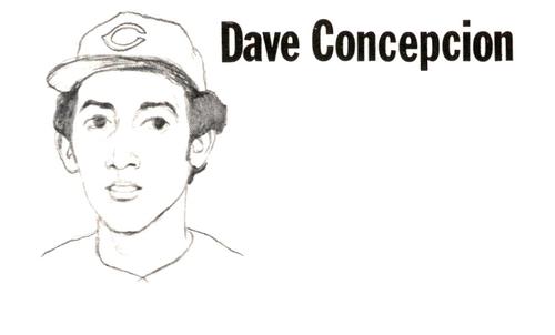 1975 Clarence Mengler Baseball's Best 3x5 (unlicensed) #NNO Dave Concepcion Front