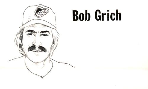 1975 Clarence Mengler Baseball's Best 3x5 (unlicensed) #NNO Bob Grich Front