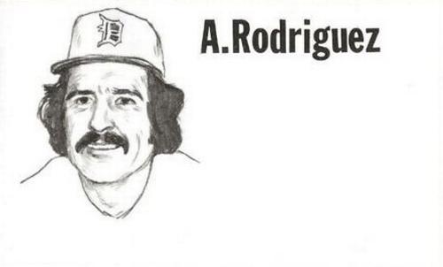 1975 Clarence Mengler Baseball's Best 3x5 (unlicensed) #NNO Aurelio Rodriguez Front