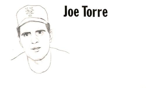 1975 Clarence Mengler Baseball's Best 3x5 (unlicensed) #NNO Joe Torre Front