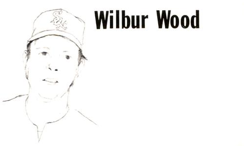 1975 Clarence Mengler Baseball's Best 3x5 (unlicensed) #NNO Wilbur Wood Front