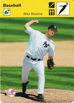 2005 Leaf - Sportscasters 20 Yellow Leaping-Bat #30 Mike Mussina Front