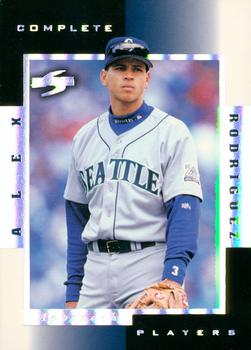 1998 Score Rookie & Traded - Complete Players Samples #3A Alex Rodriguez Front