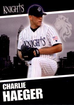 2008 Charlotte Knights #NNO Charlie Haeger Front