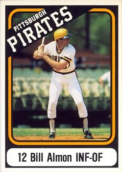 1985 Coca-Cola Pittsburgh Pirates #NNO Bill Almon Front