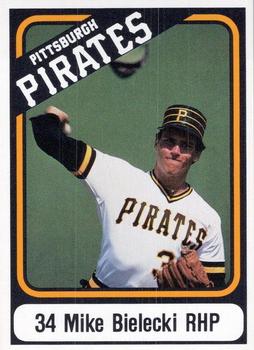 1985 Coca-Cola Pittsburgh Pirates SGA #NNO Mike Bielecki Front