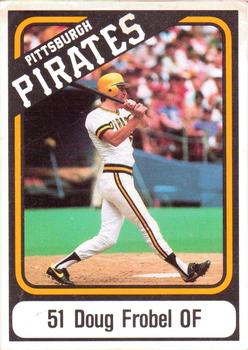 1985 Coca-Cola Pittsburgh Pirates #NNO Doug Frobel Front