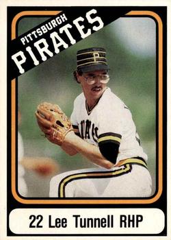 1985 Coca-Cola Pittsburgh Pirates #NNO Lee Tunnell Front