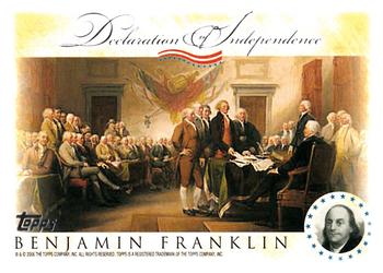 2006 Topps - Signers of the Declaration of Independence #NNO Benjamin Franklin Front
