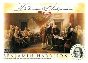 2006 Topps - Signers of the Declaration of Independence #NNO Benjamin Harrison Front