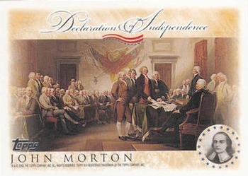2006 Topps - Signers of the Declaration of Independence #NNO John Morton Front