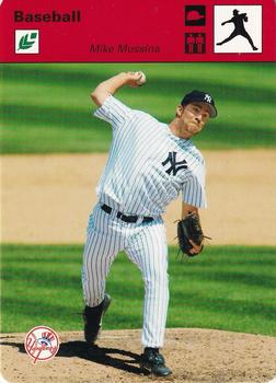 2005 Leaf - Sportscasters 30 Red Throwing-Hat #30 Mike Mussina Front