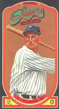 1985 Donruss Sluggers of the Hall of Fame #3 Lou Gehrig Front