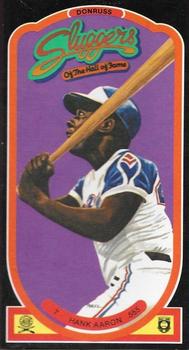 1985 Donruss Sluggers of the Hall of Fame #7 Hank Aaron Front