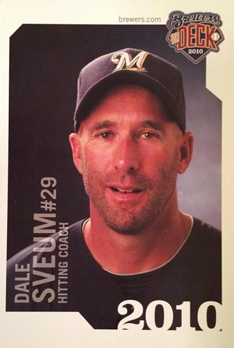 2010 On-Deck Milwaukee Brewers #NNO Dale Sveum Front