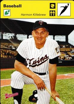 2005 Leaf - Sportscasters 30 Yellow Leaping-Ball #18 Harmon Killebrew Front