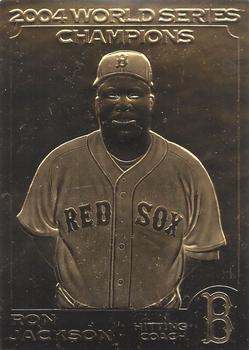 2005 Danbury Mint Red Sox 22k 2004 World Series Champions #NNO Ron Jackson Front