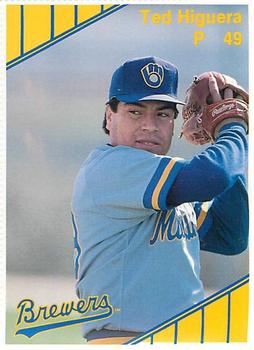 1990 Milwaukee Brewers Yearbook #NNO Ted Higuera Front