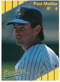 1990 Milwaukee Brewers Yearbook #NNO Paul Molitor Front