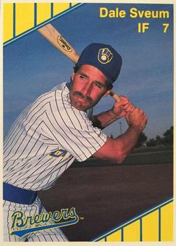1990 Milwaukee Brewers Yearbook #NNO Dale Sveum Front