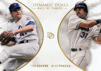 2018 Topps On-Demand Dynamic Duals - Hall of Famers #HOF2 Tom Seaver / Mike Piazza Front