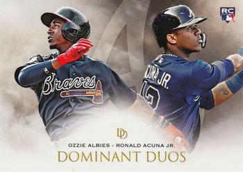 2018 Topps On-Demand Dynamic Duals - Dominant Duos #1 Ozzie Albies / Ronald Acuna Jr Front